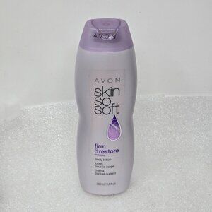 Avon Skin So Soft Firm & Restore Body Lotion - Lavender and White